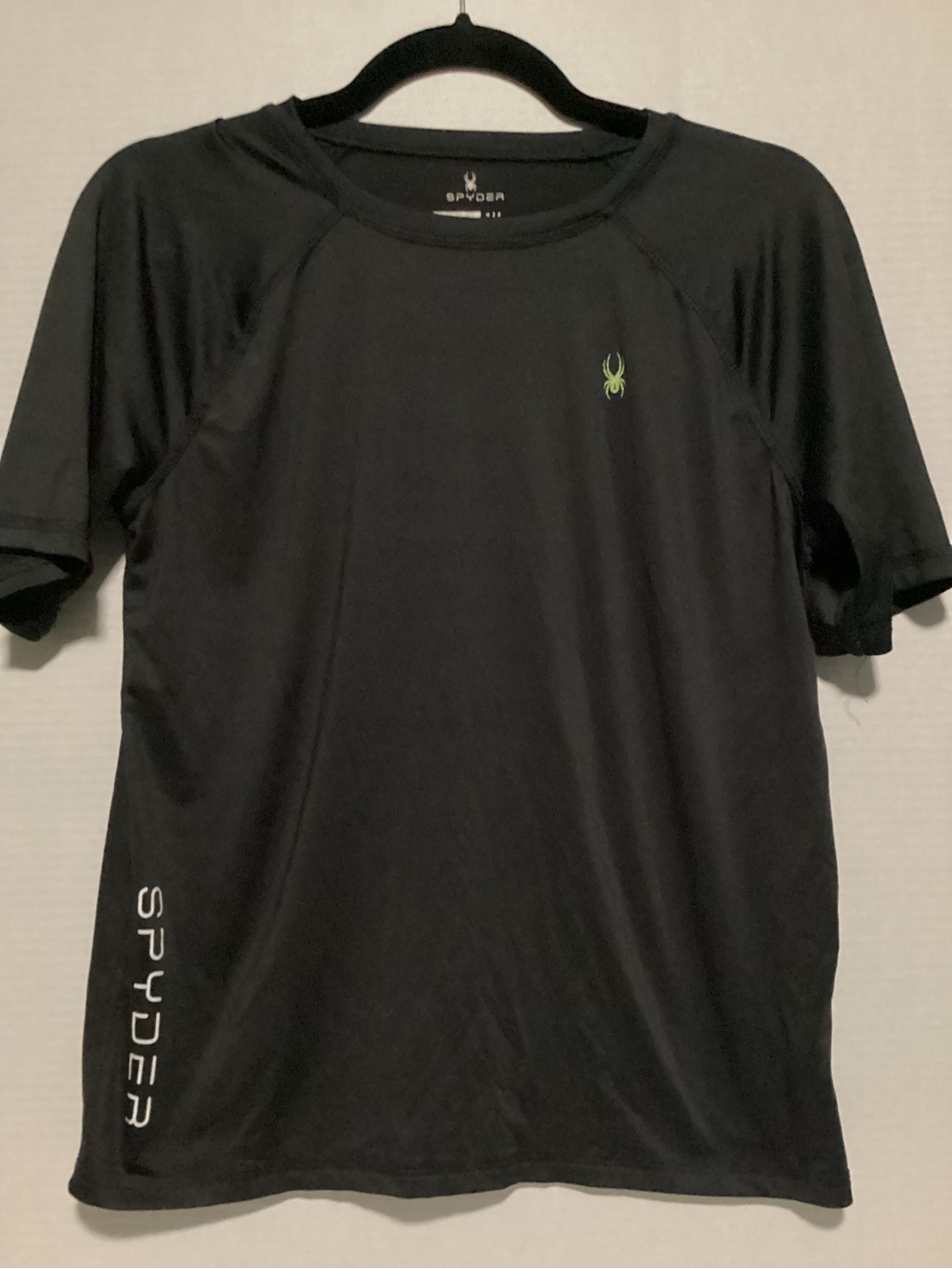 Spyder Black Performance Short-Sleeve Shirt XL